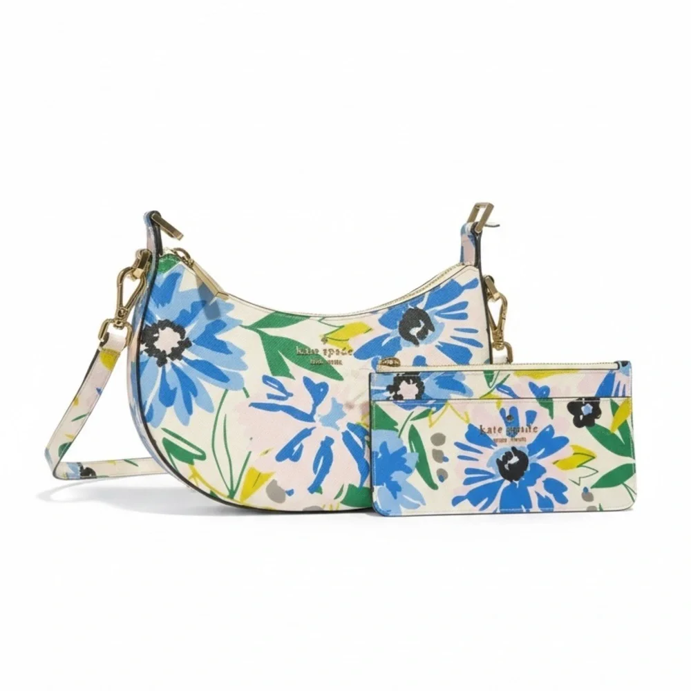 Kate Spade Floral crossbody Bag + Matching Wallet Set | Spring Print